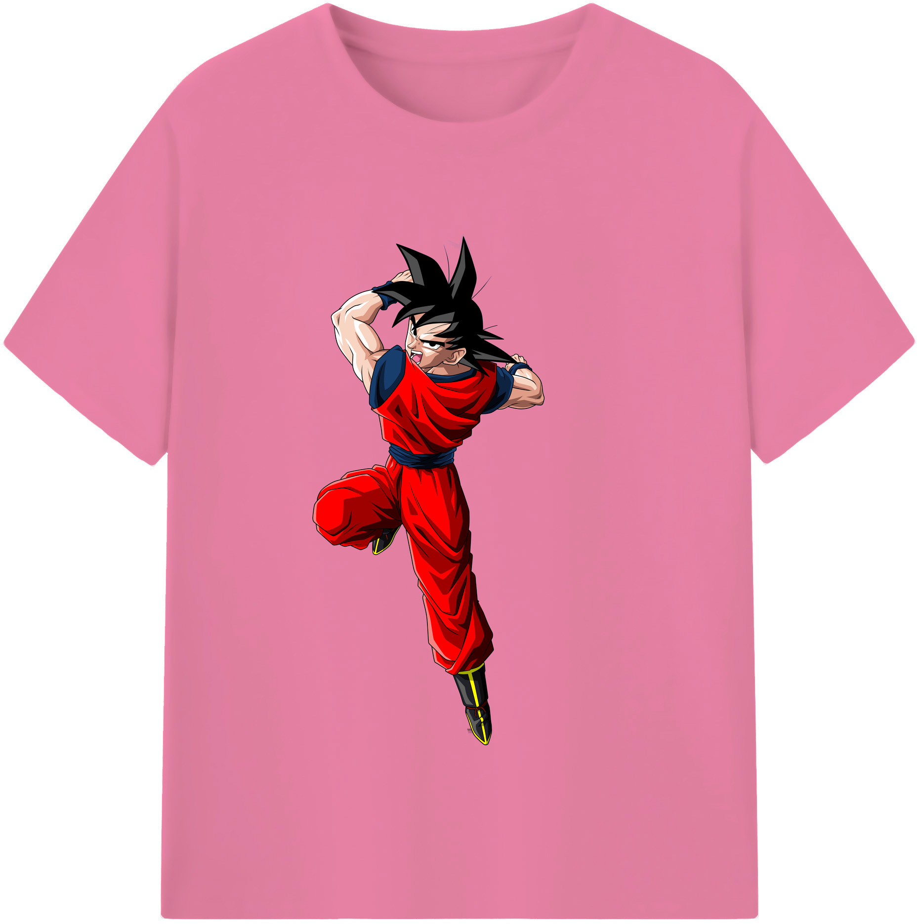 （画像用） ドラゴンボール 孫悟空（そん ごくう）Son Goku カカロット DRAGON BALL Kakarotto 綿100％半袖Tシャツ（フロントプリント）
